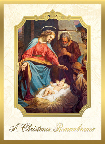 Christmas Remembrance Christmas Cards - To Be Given By Priests