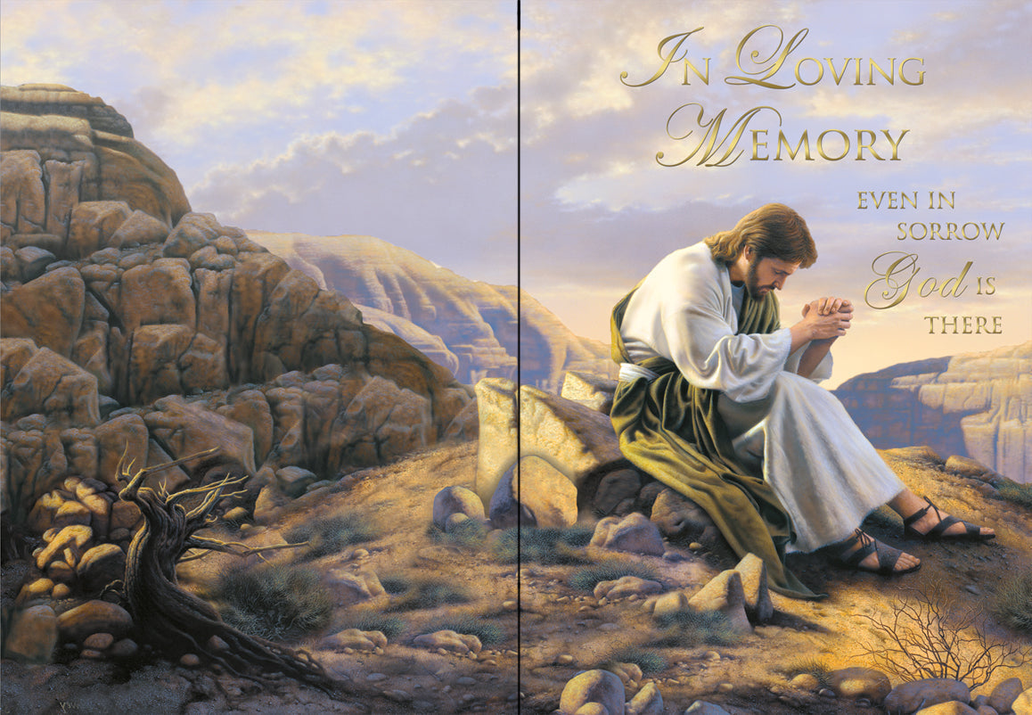 Mass Cards: In Loving Memory Even in Sorrow God is There
