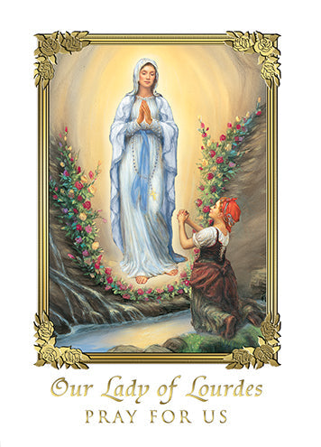 Mass Cards: Our Lady of Lourdes Pray for Us