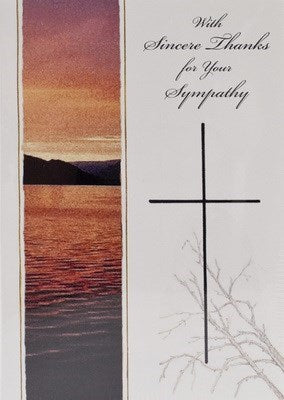 Sympathy Acknowledgement Cards (Package of 8)