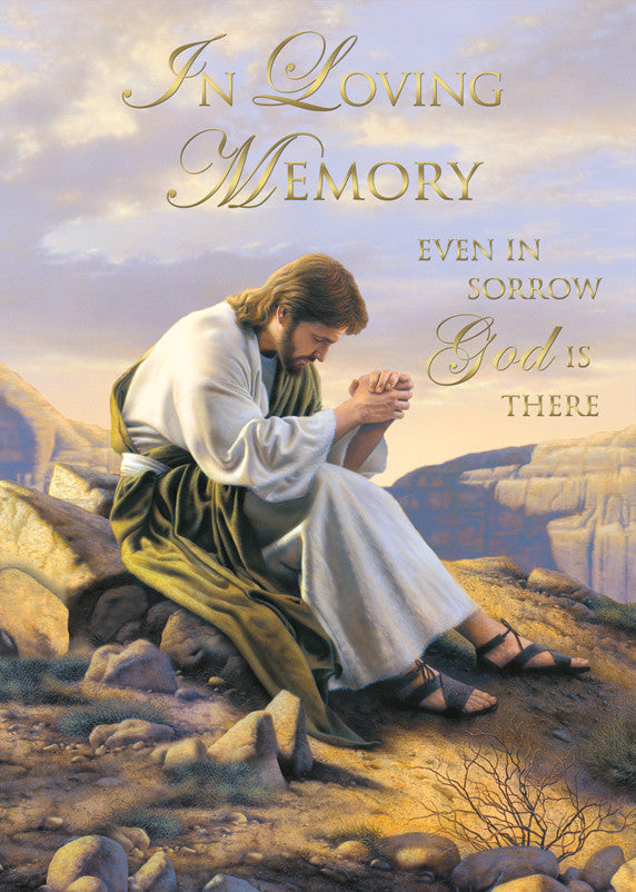 Mass Cards: In Loving Memory Even In Sorrow God is There