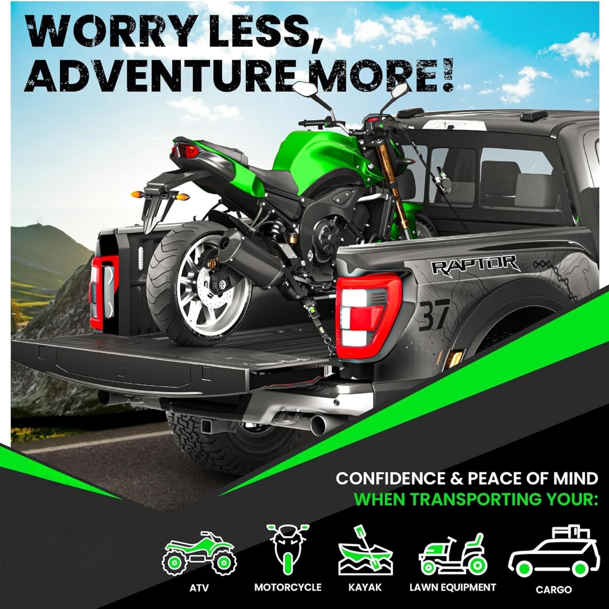 Retractable Ratchet Straps