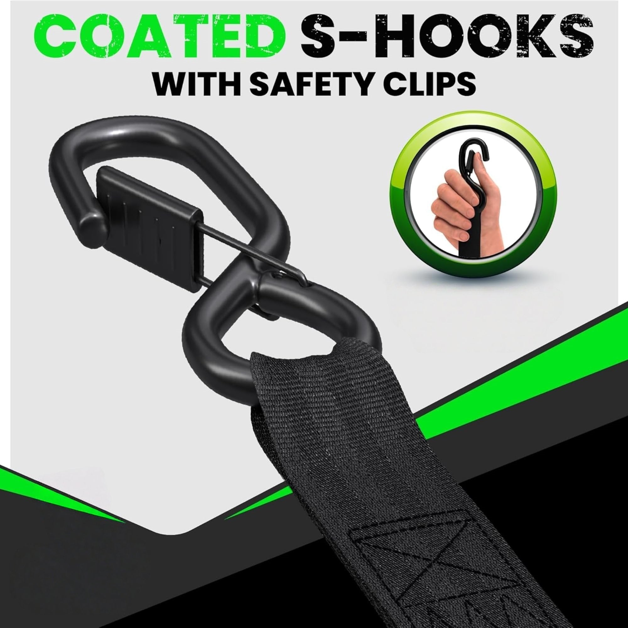 Retractable Ratchet Straps